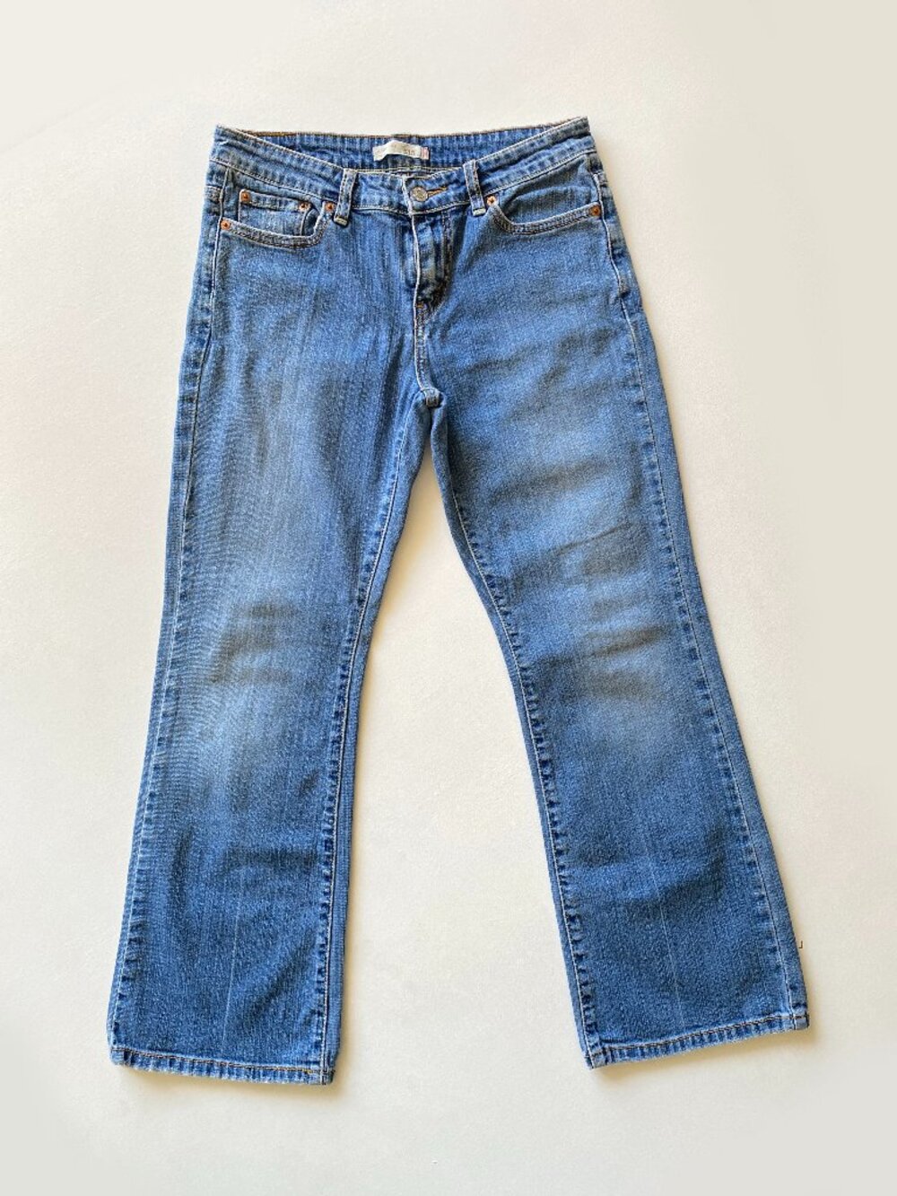 Y2K Levis 515 Bootcut Jeans Womens Size 6 M Medium Wash Denim